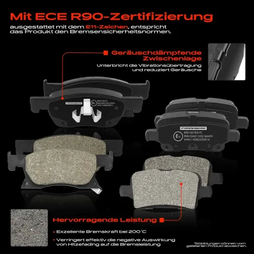 Bremsensatz, Scheibenbremse Vorderachse Hinterachse Frankberg 5481FB0029070 Bild Bremsensatz, Scheibenbremse Vorderachse Hinterachse Frankberg 5481FB0029070