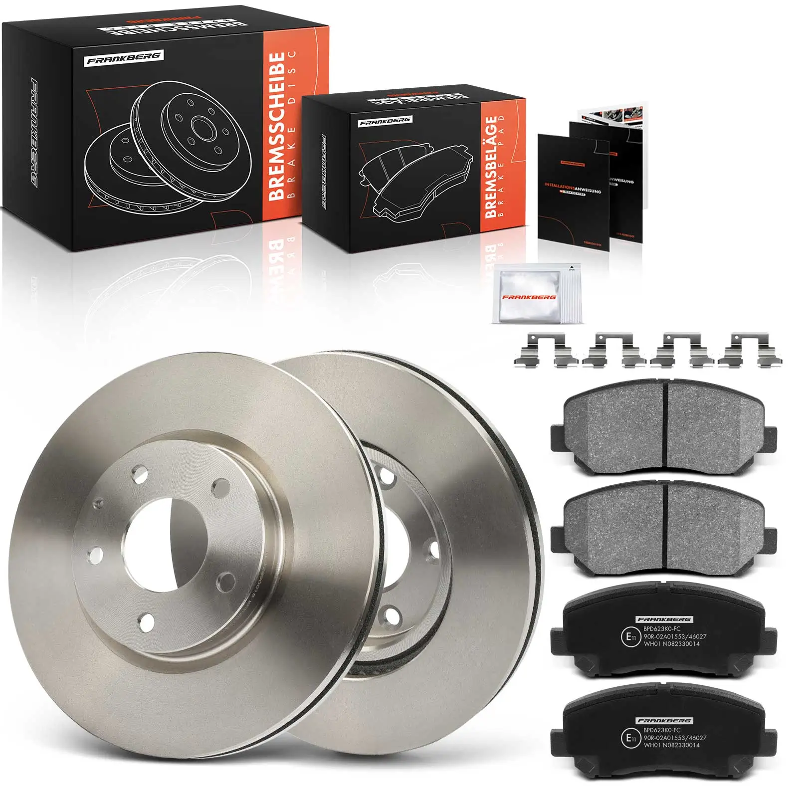 Bremsensatz, Scheibenbremse Vorderachse Frankberg 5481FB0029072