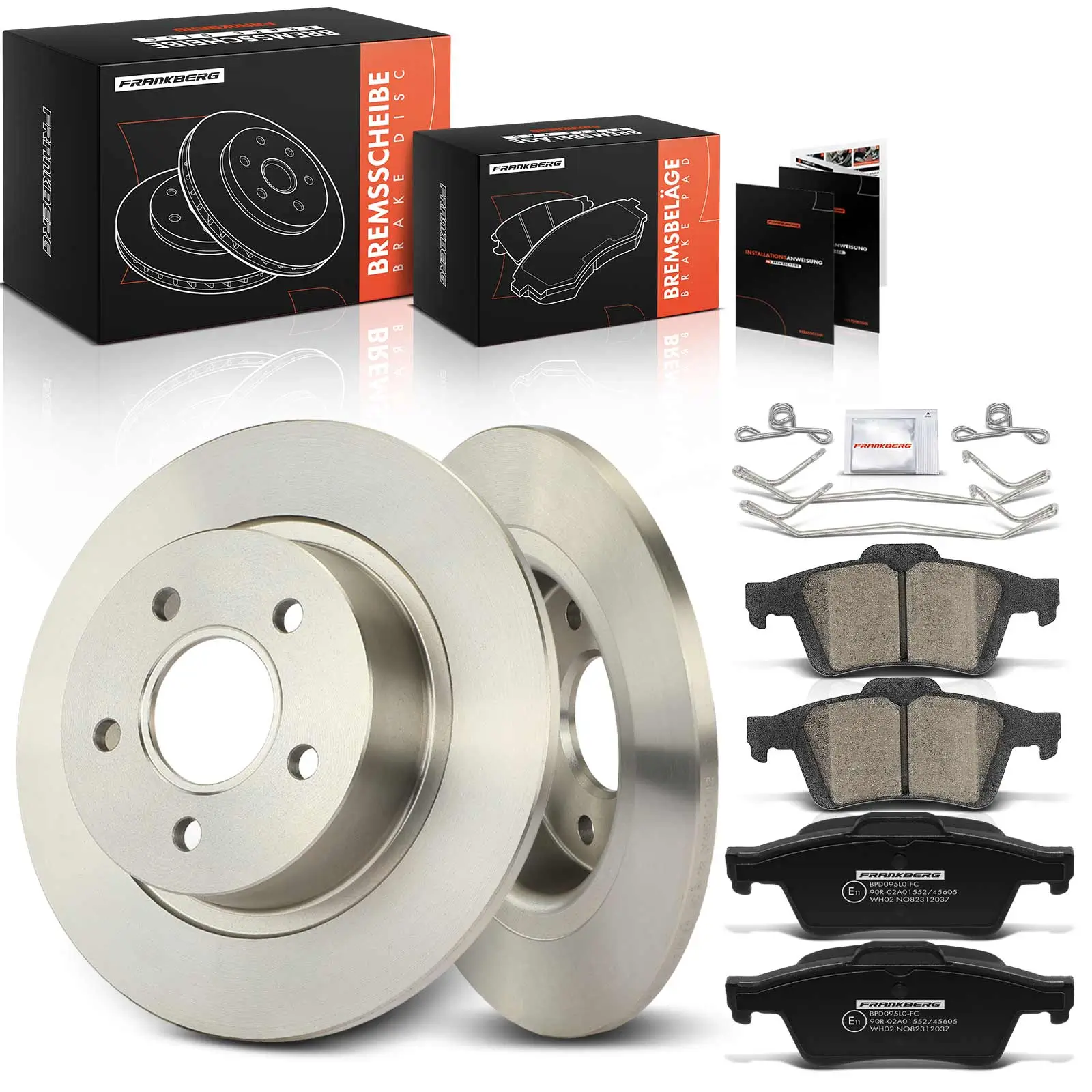 Bremsensatz, Scheibenbremse Hinterachse Frankberg 5481FB0029076