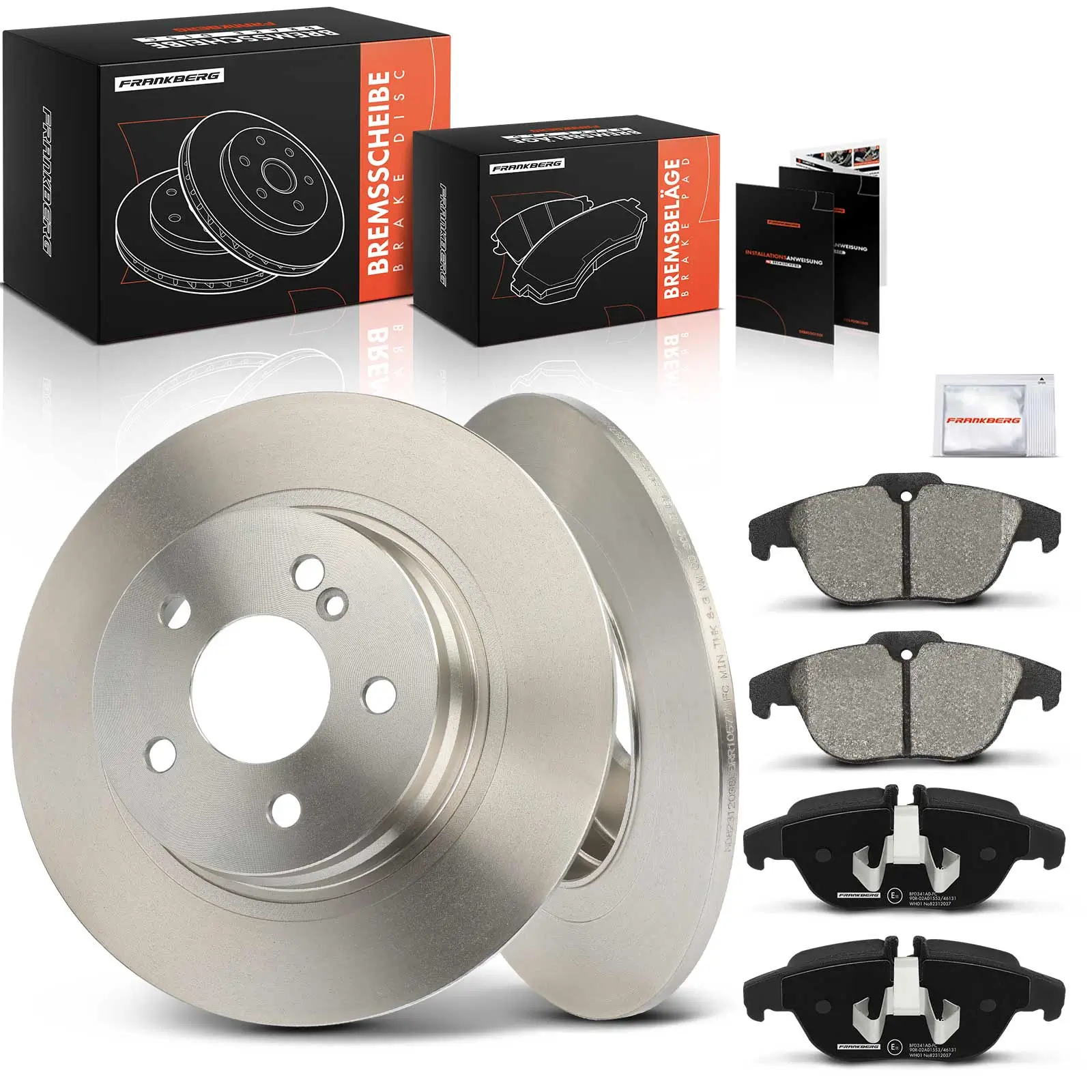 Bremsensatz, Scheibenbremse Hinterachse Frankberg 5481FB0029078