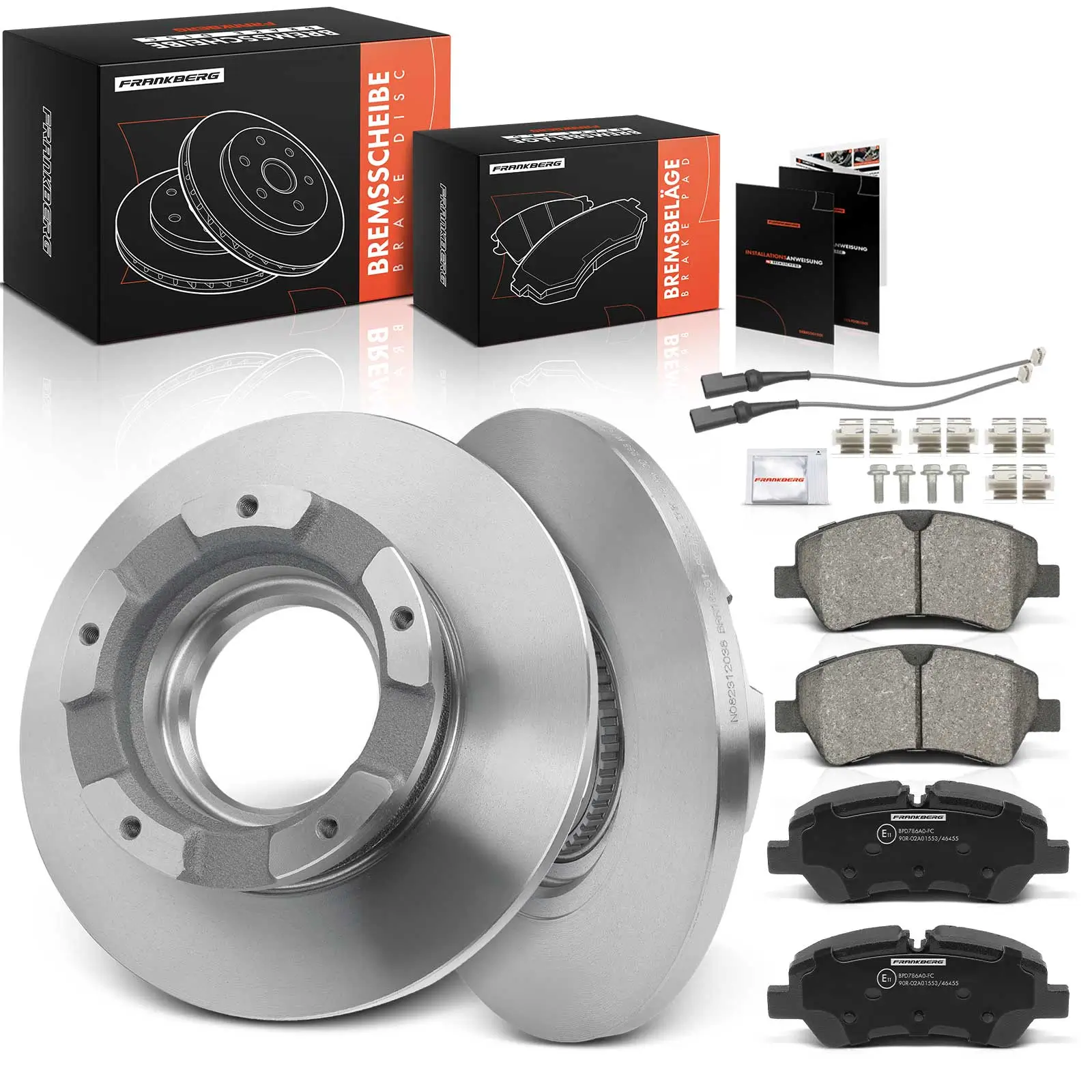 Bremsensatz, Scheibenbremse Hinterachse Frankberg 5481FB0029084