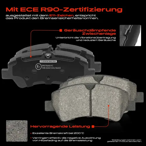 Bremsensatz, Scheibenbremse Hinterachse Frankberg 5481FB0029084 Bild Bremsensatz, Scheibenbremse Hinterachse Frankberg 5481FB0029084