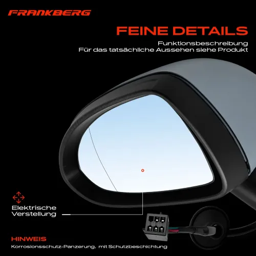 Außenspiegel Außenspiegel links Frankberg 5481FB0029122 Bild Außenspiegel Außenspiegel links Frankberg 5481FB0029122