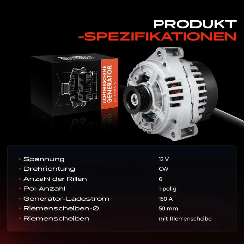 Generator 12 V Frankberg 5481FB0029177 Bild Generator 12 V Frankberg 5481FB0029177