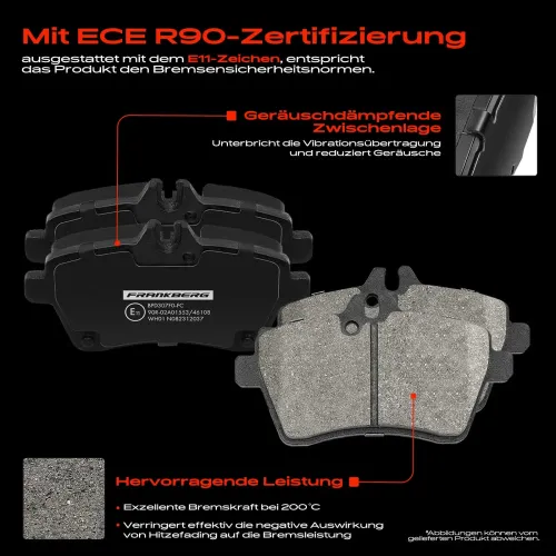 Bremsensatz, Scheibenbremse Vorderachse Frankberg 5481FB0029234 Bild Bremsensatz, Scheibenbremse Vorderachse Frankberg 5481FB0029234