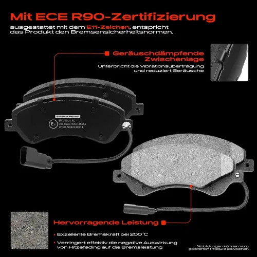 Bremsensatz, Scheibenbremse Vorderachse Frankberg 5481FB0029236 Bild Bremsensatz, Scheibenbremse Vorderachse Frankberg 5481FB0029236