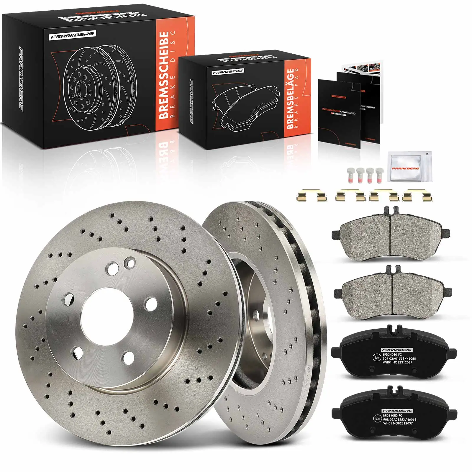 Bremsensatz, Scheibenbremse Vorderachse Frankberg 5481FB0029240