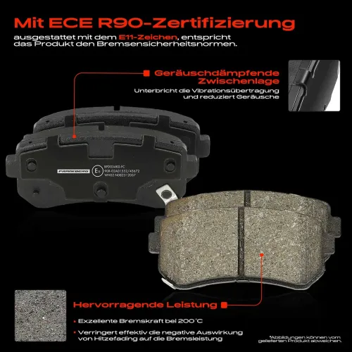 Bremsensatz, Scheibenbremse Hinterachse Frankberg 5481FB0029265 Bild Bremsensatz, Scheibenbremse Hinterachse Frankberg 5481FB0029265