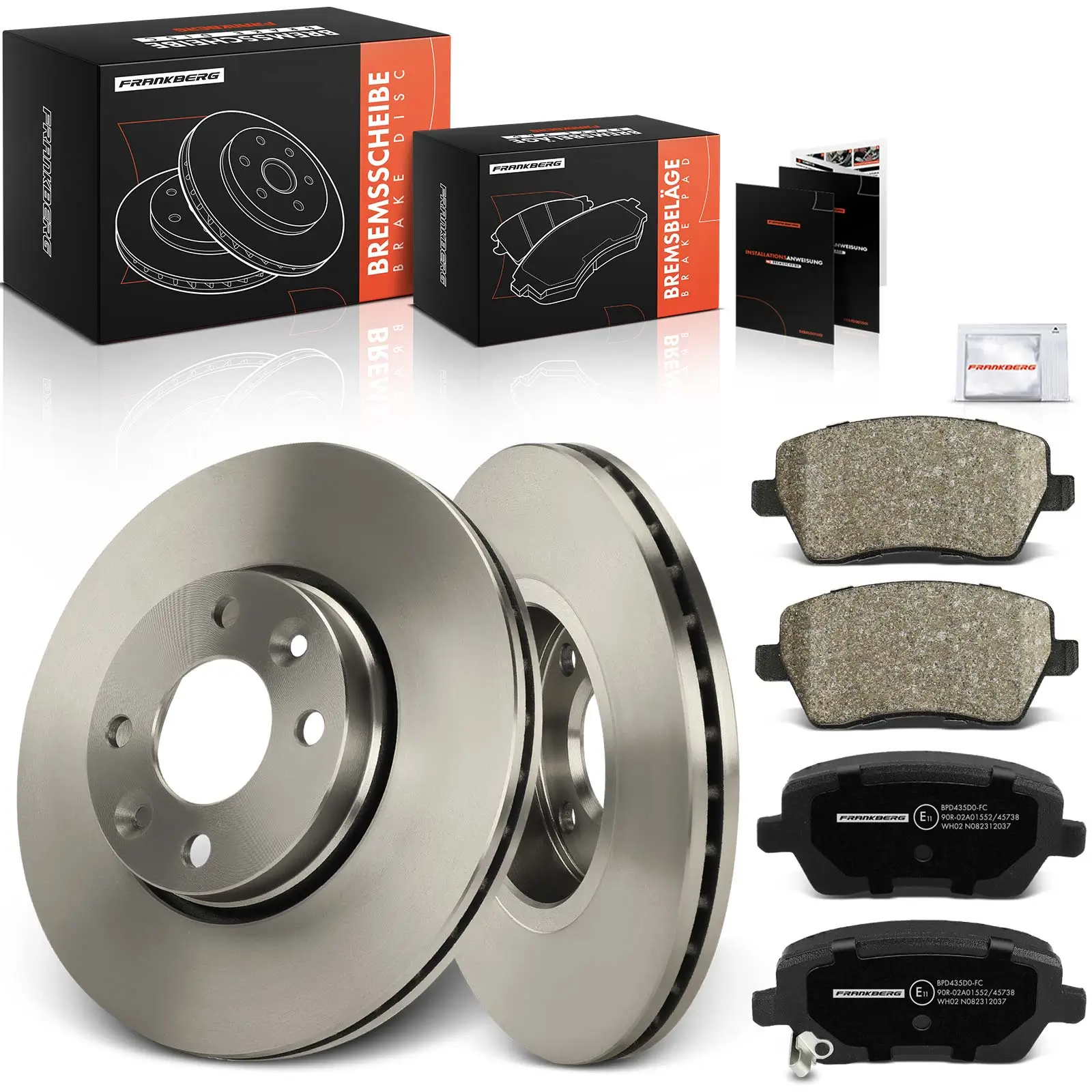 Bremsensatz, Scheibenbremse Vorderachse Frankberg 5481FB0029268