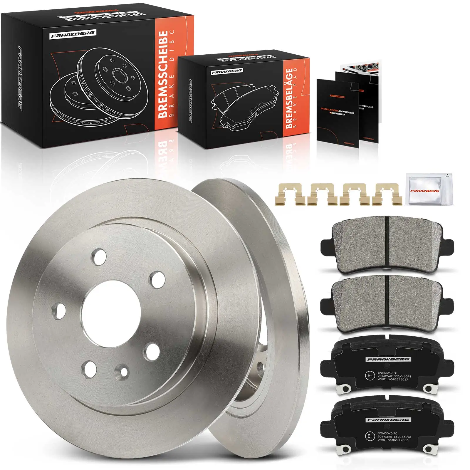 Bremsensatz, Scheibenbremse Hinterachse Frankberg 5481FB0029272