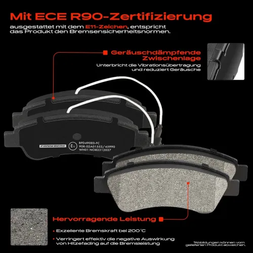 Bremsensatz, Scheibenbremse Hinterachse Frankberg 5481FB0029276 Bild Bremsensatz, Scheibenbremse Hinterachse Frankberg 5481FB0029276