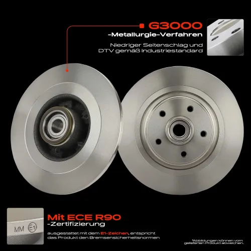 Bremsscheibe Hinterachse Frankberg 5481FB0029283 Bild Bremsscheibe Hinterachse Frankberg 5481FB0029283