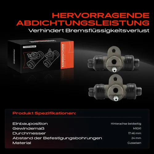 Radbremszylinder Hinterachse beidseitig Frankberg 5481FB0029288 Bild Radbremszylinder Hinterachse beidseitig Frankberg 5481FB0029288