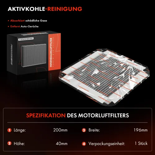 Filter, Innenraumluft Frankberg 5481FB0029294 Bild Filter, Innenraumluft Frankberg 5481FB0029294