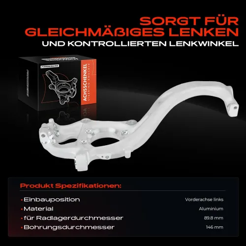 Achsschenkel, Radaufhängung Vorderachse links Frankberg 5481FB0029392 Bild Achsschenkel, Radaufhängung Vorderachse links Frankberg 5481FB0029392