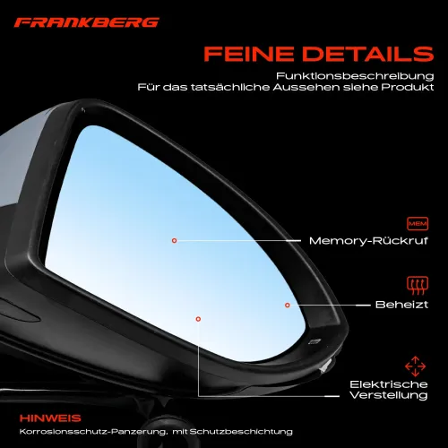 Außenspiegel Außenspiegel rechts Frankberg 5481FB0029404 Bild Außenspiegel Außenspiegel rechts Frankberg 5481FB0029404