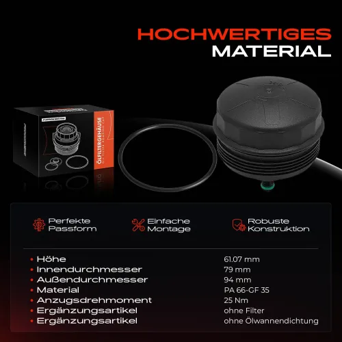 Deckel, Ölfiltergehäuse Frankberg 5481FB0029405 Bild Deckel, Ölfiltergehäuse Frankberg 5481FB0029405