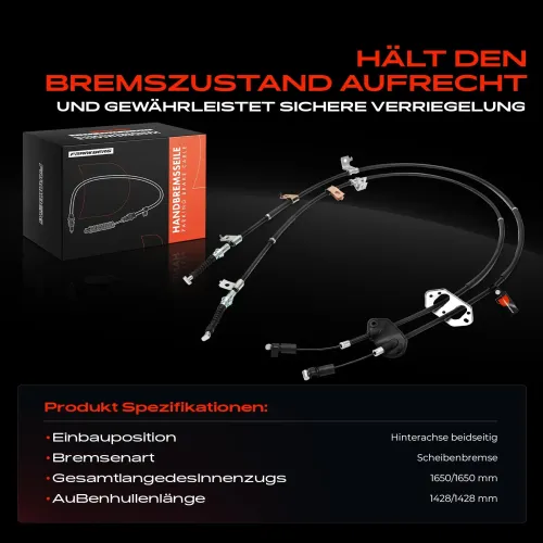 Seilzug, Feststellbremse Hinterachse beidseitig Frankberg 5481FB0029411 Bild Seilzug, Feststellbremse Hinterachse beidseitig Frankberg 5481FB0029411