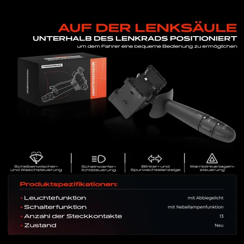 Lenkstockschalter Frankberg 5481FB0029458 Bild Lenkstockschalter Frankberg 5481FB0029458