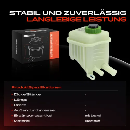 Ausgleichsbehälter, Hydrauliköl (Servolenkung) Frankberg 5481FB0029488 Bild Ausgleichsbehälter, Hydrauliköl (Servolenkung) Frankberg 5481FB0029488