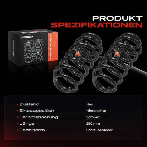 Fahrwerksfeder Hinterachse Frankberg 5481FB0029566 Bild Fahrwerksfeder Hinterachse Frankberg 5481FB0029566