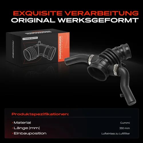 Ansaugschlauch, Luftfilter Lufteinlass zu Luftfilter Frankberg 5481FB0029626 Bild Ansaugschlauch, Luftfilter Lufteinlass zu Luftfilter Frankberg 5481FB0029626