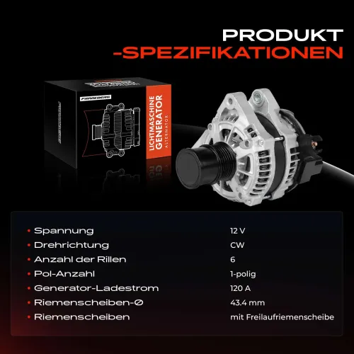 Generator 12 V Frankberg 5481FB0029649 Bild Generator 12 V Frankberg 5481FB0029649