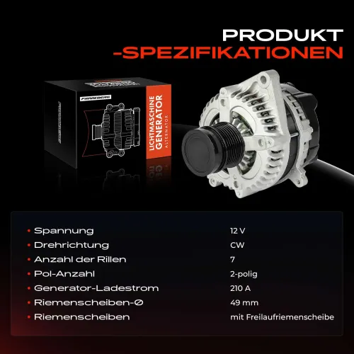 Generator 12 V Frankberg 5481FB0029661 Bild Generator 12 V Frankberg 5481FB0029661