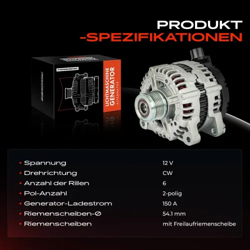 Generator 12 V Frankberg 5481FB0029669 Bild Generator 12 V Frankberg 5481FB0029669