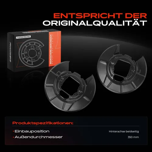 Spritzblech, Bremsscheibe Hinterachse beidseitig Frankberg 5481FB0029700 Bild Spritzblech, Bremsscheibe Hinterachse beidseitig Frankberg 5481FB0029700