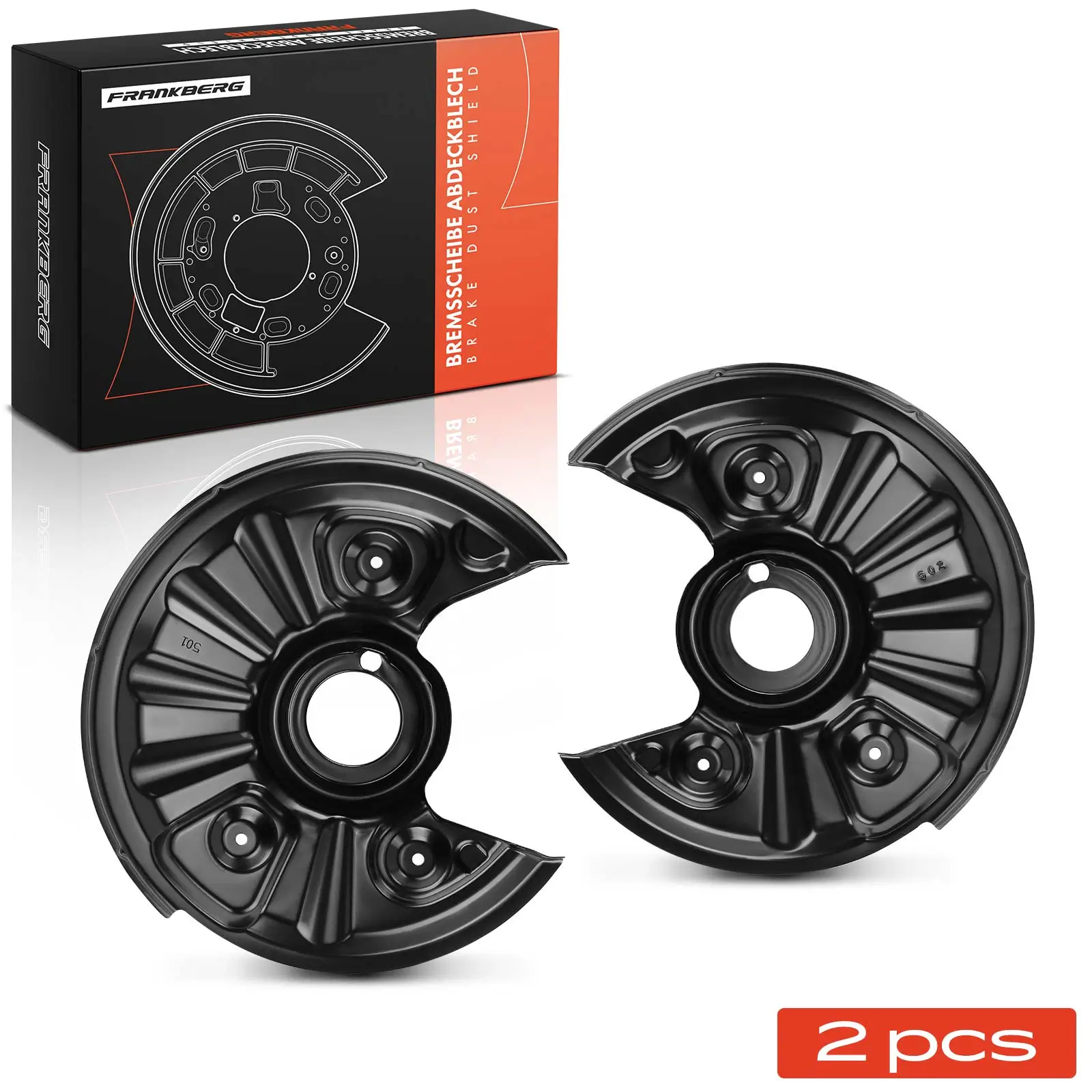 Spritzblech, Bremsscheibe Hinterachse beidseitig Frankberg 5481FB0029715