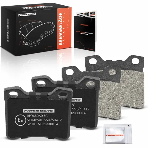 Bremsbelagsatz, Scheibenbremse Hinterachse beidseitig Frankberg 5481FB0029770 Bild Bremsbelagsatz, Scheibenbremse Hinterachse beidseitig Frankberg 5481FB0029770