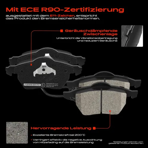 Bremsensatz, Scheibenbremse Vorderachse Frankberg 5481FB0029815 Bild Bremsensatz, Scheibenbremse Vorderachse Frankberg 5481FB0029815