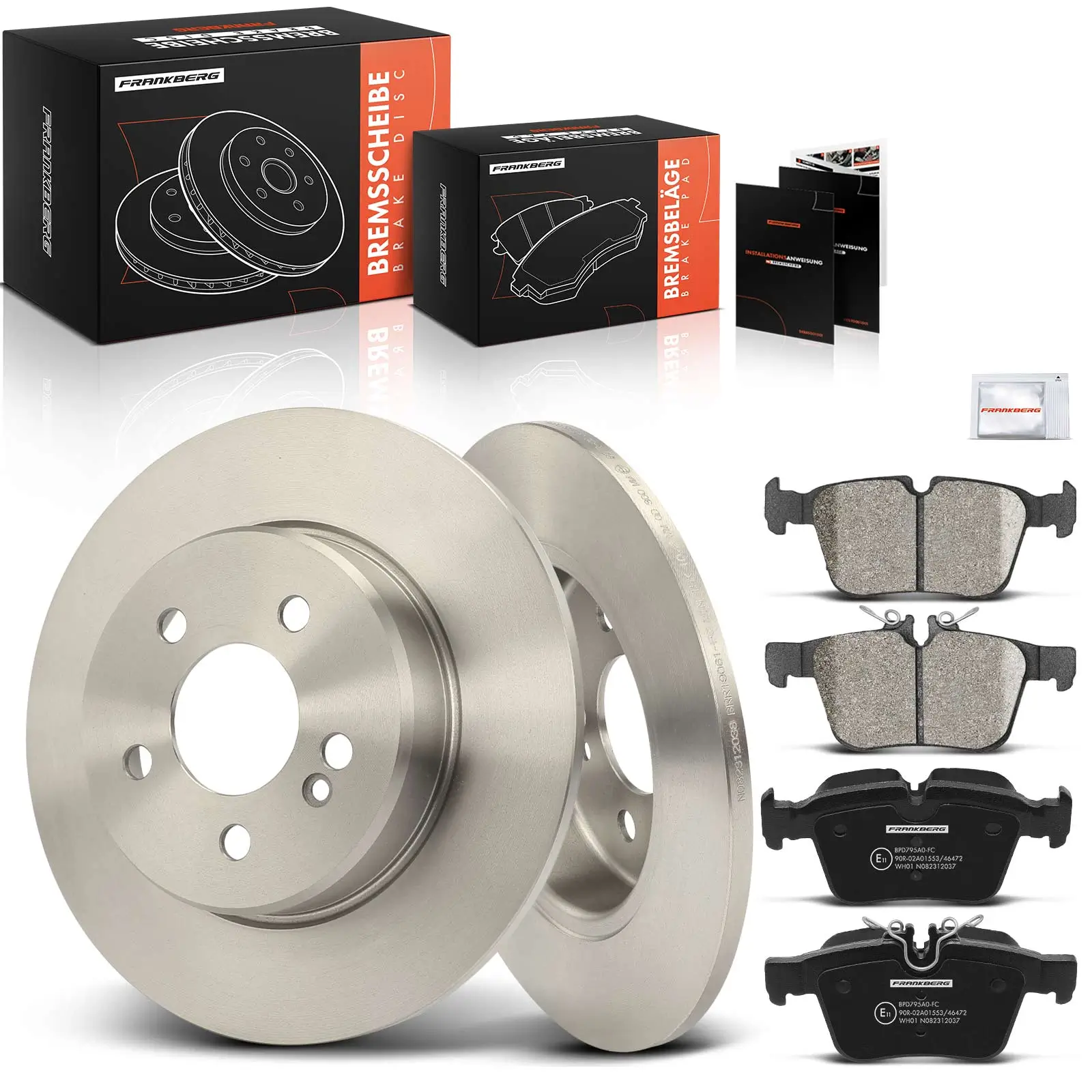 Bremsensatz, Scheibenbremse Hinterachse Frankberg 5481FB0029825