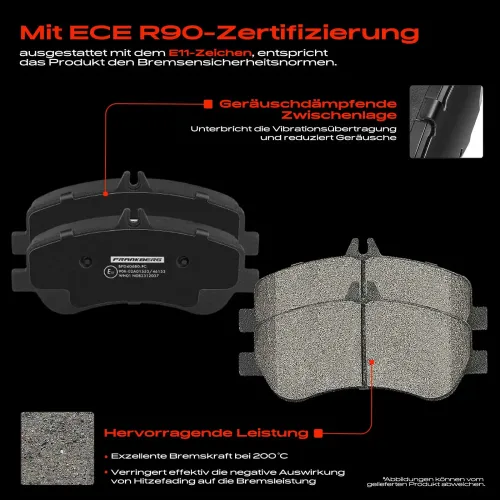 Bremsensatz, Scheibenbremse Vorderachse Frankberg 5481FB0029827 Bild Bremsensatz, Scheibenbremse Vorderachse Frankberg 5481FB0029827