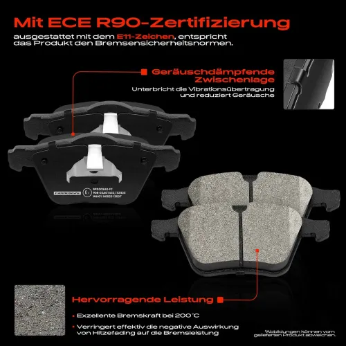 Bremsensatz, Scheibenbremse Vorderachse Frankberg 5481FB0029838 Bild Bremsensatz, Scheibenbremse Vorderachse Frankberg 5481FB0029838