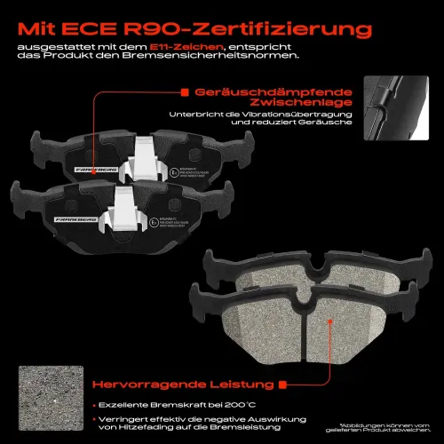 Bremsensatz, Scheibenbremse Hinterachse Frankberg 5481FB0029842 Bild Bremsensatz, Scheibenbremse Hinterachse Frankberg 5481FB0029842