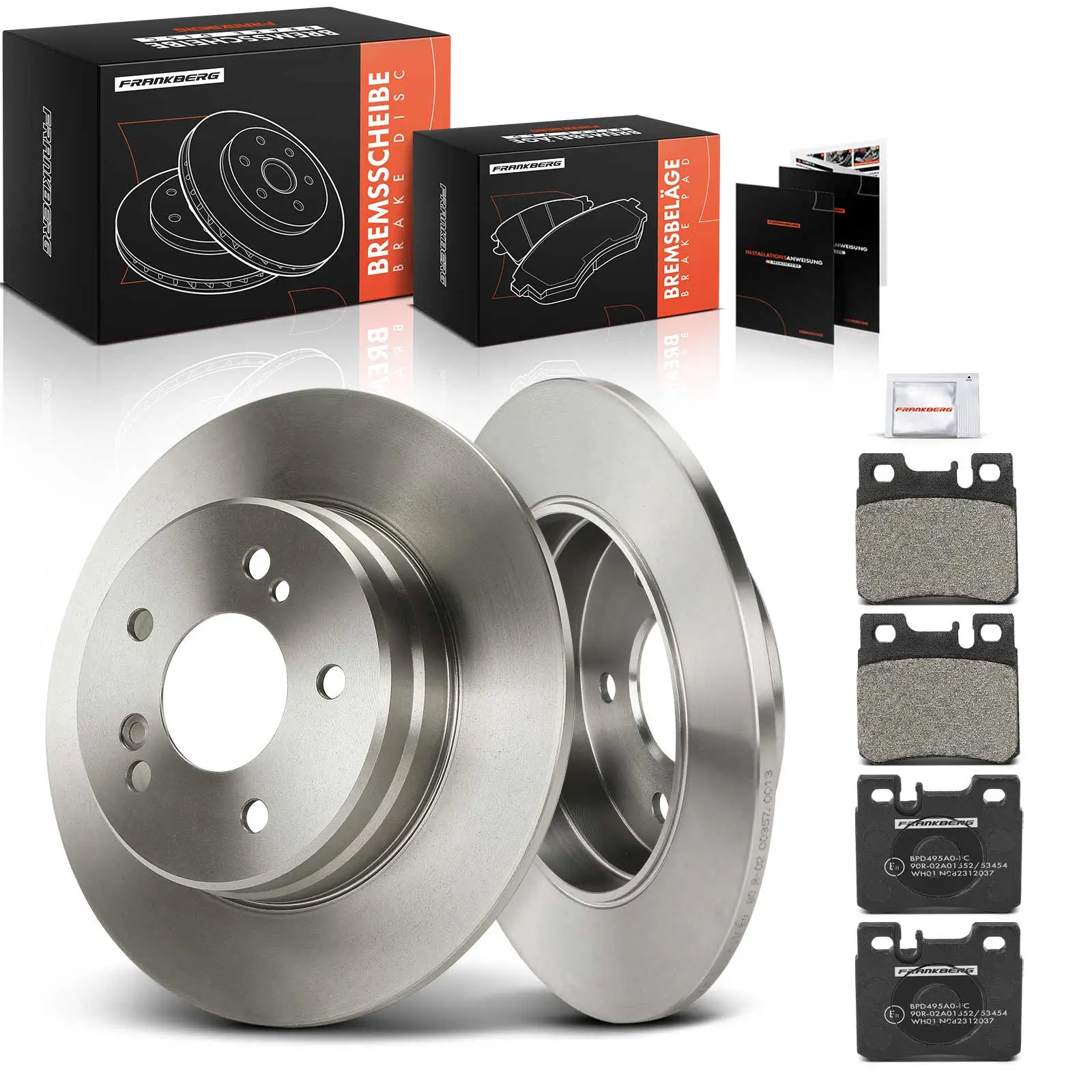 Bremsensatz, Scheibenbremse Hinterachse Frankberg 5481FB0029847