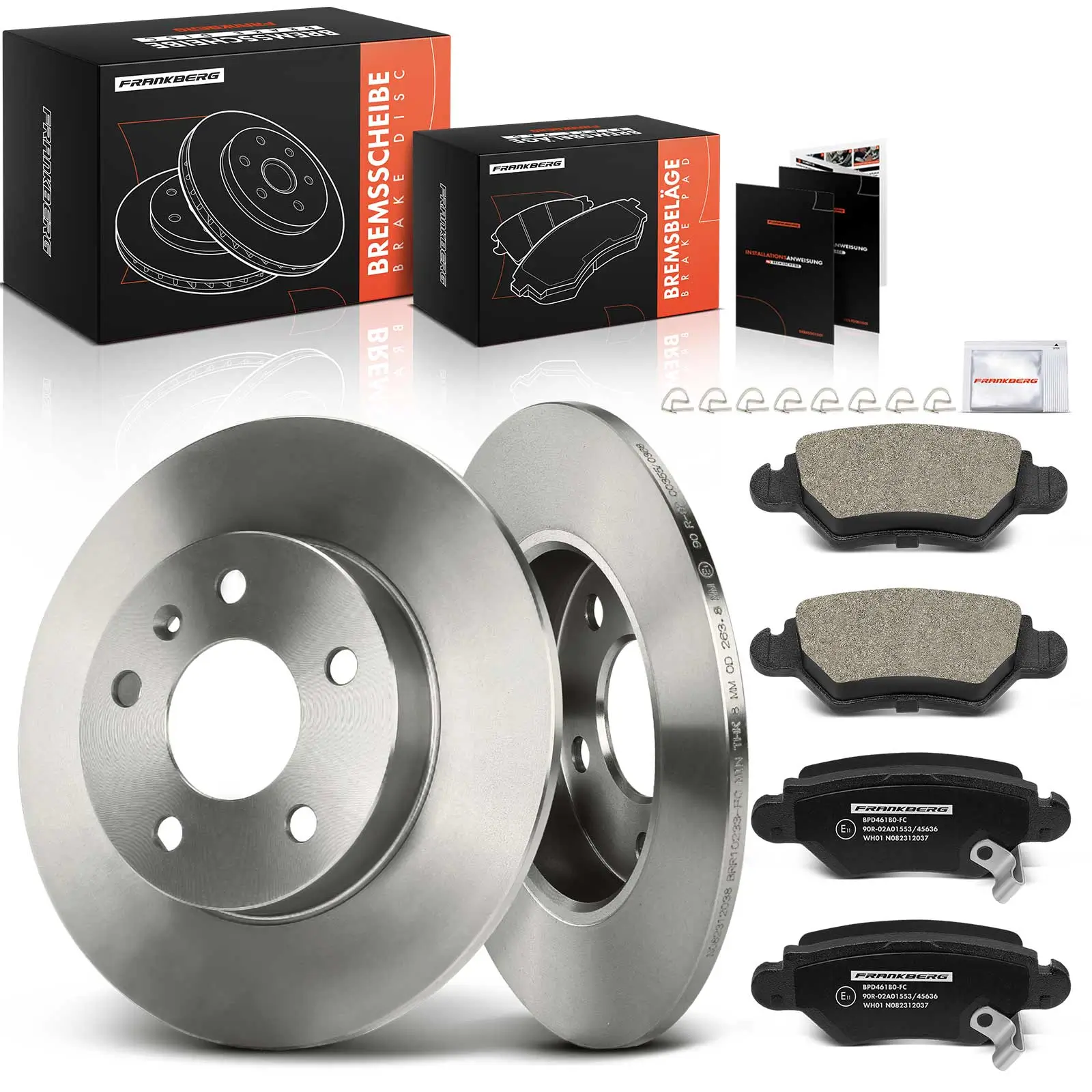 Bremsensatz, Scheibenbremse Hinterachse Frankberg 5481FB0029848