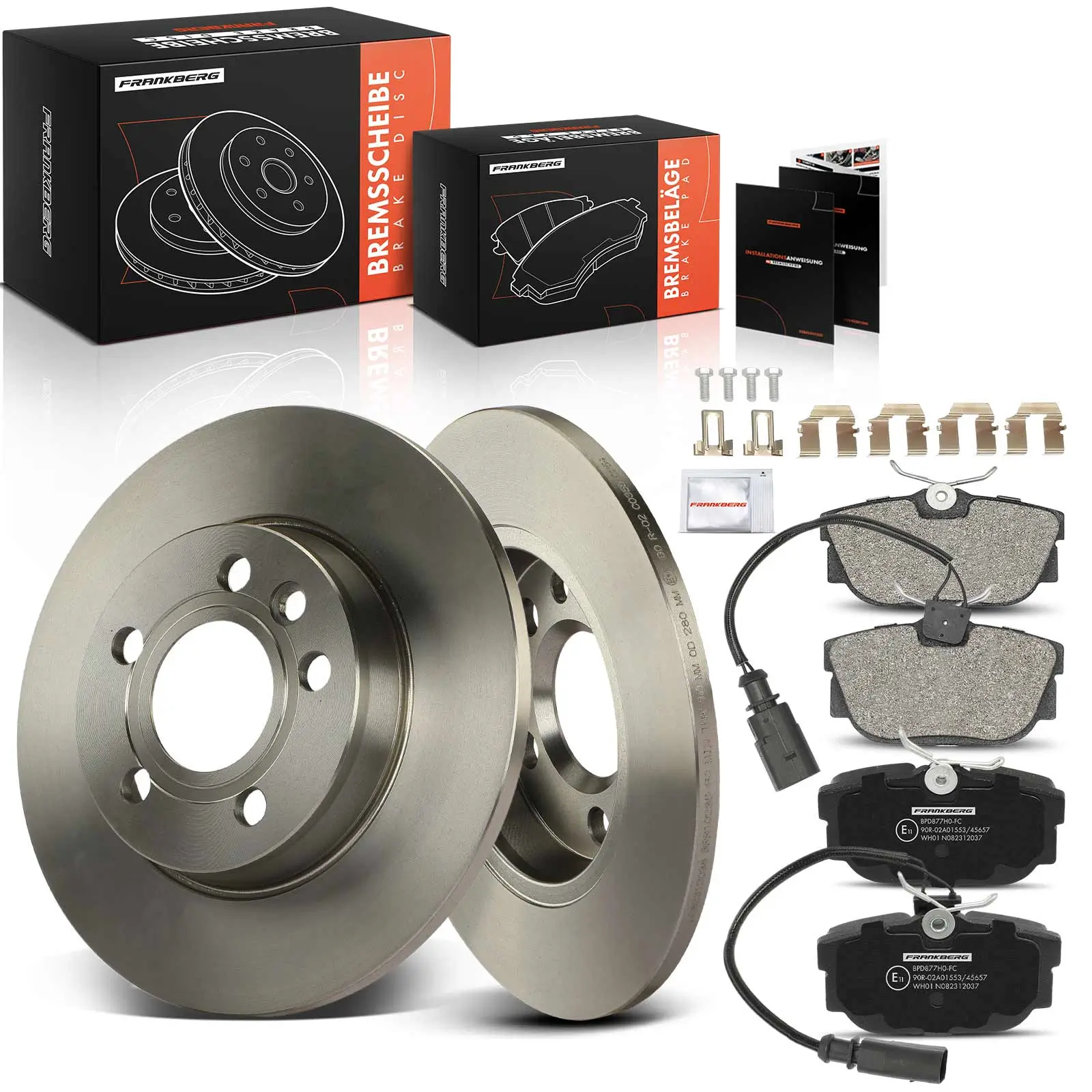 Bremsensatz, Scheibenbremse Hinterachse Frankberg 5481FB0029849