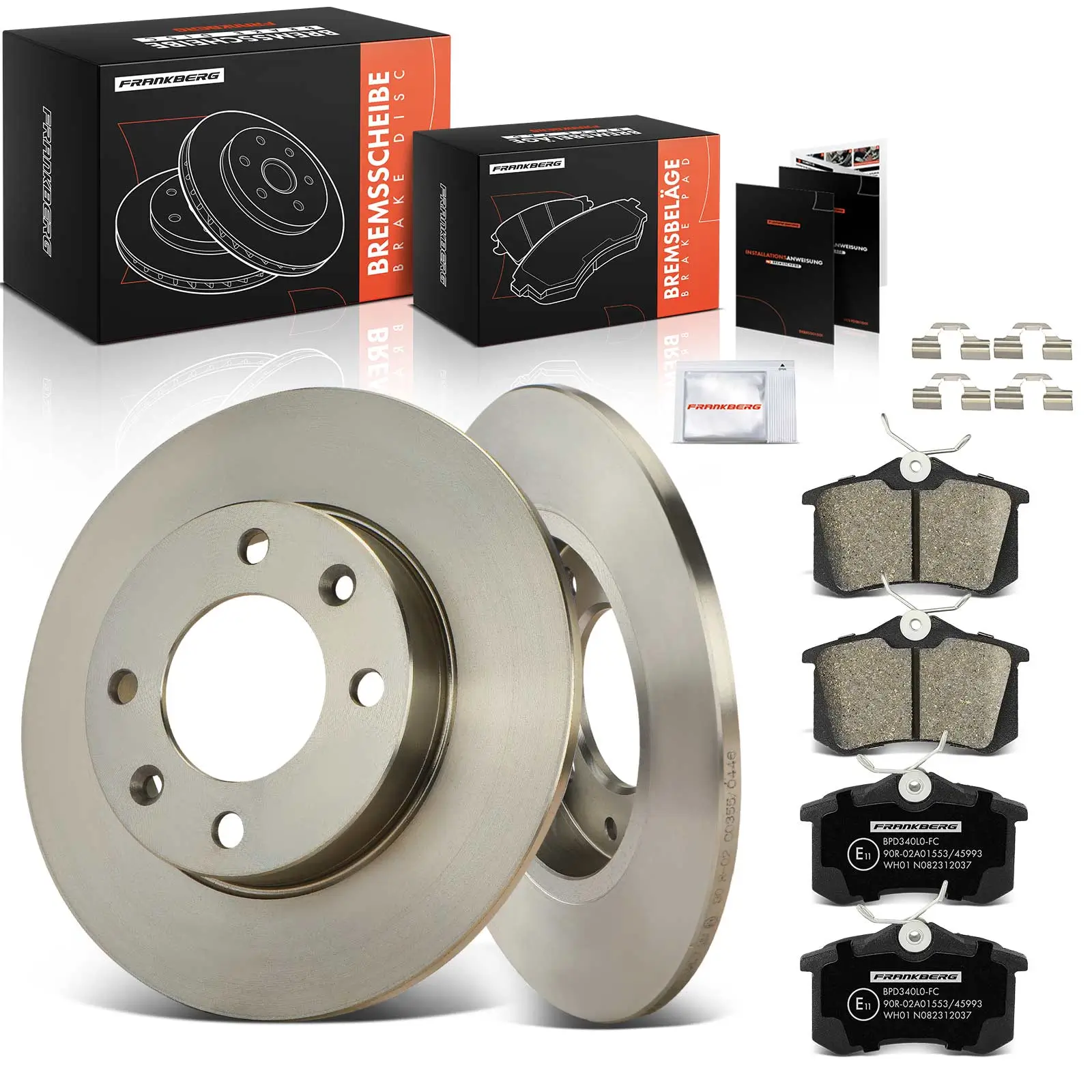 Bremsensatz, Scheibenbremse Hinterachse Frankberg 5481FB0029852