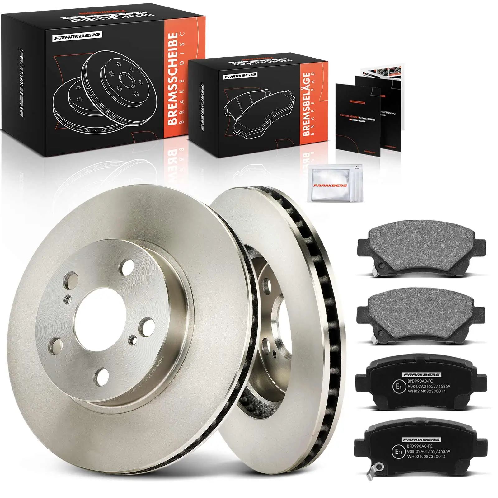 Bremsensatz, Scheibenbremse Vorderachse Frankberg 5481FB0029854