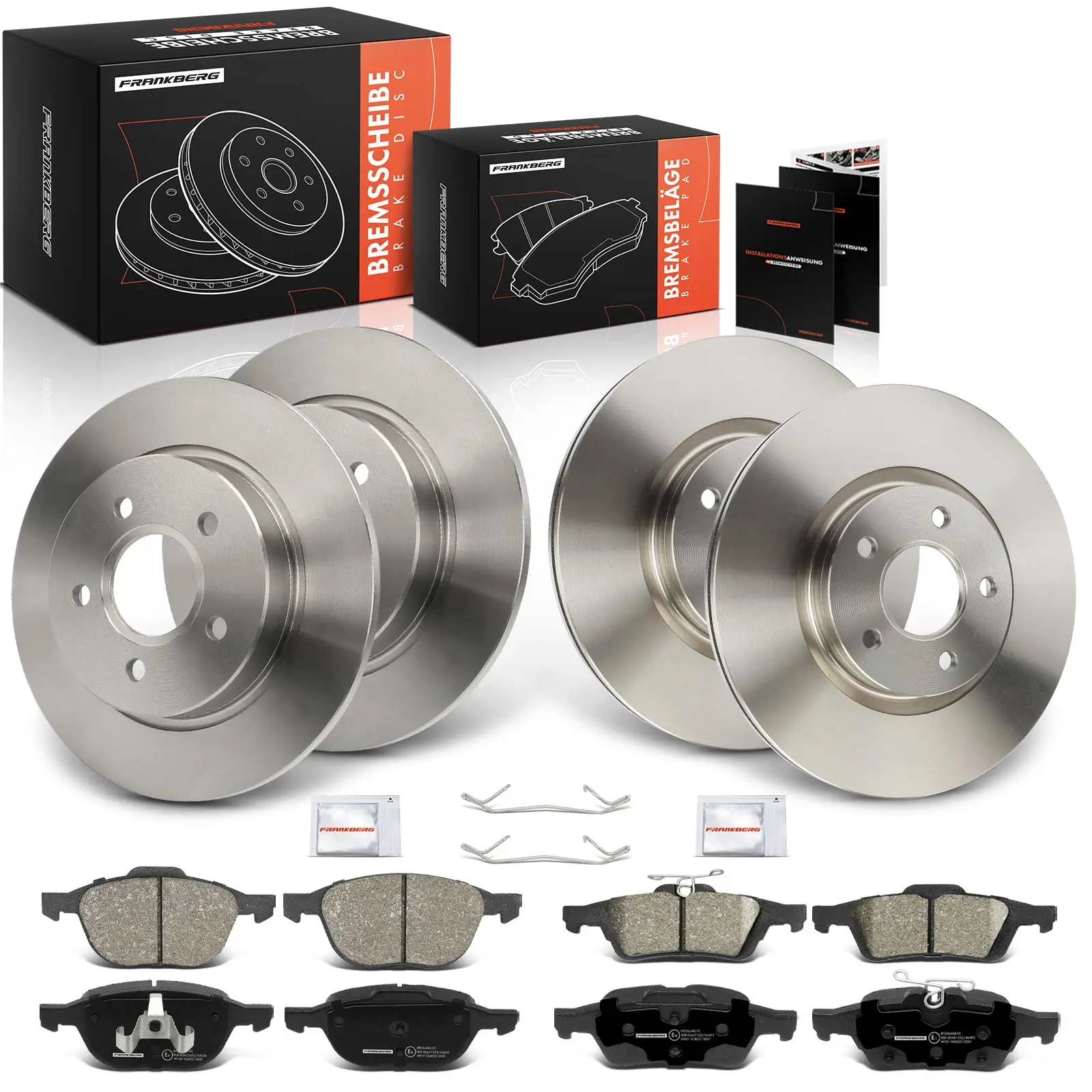 Bremsensatz, Scheibenbremse Vorderachse Hinterachse Frankberg 5481FB0029855