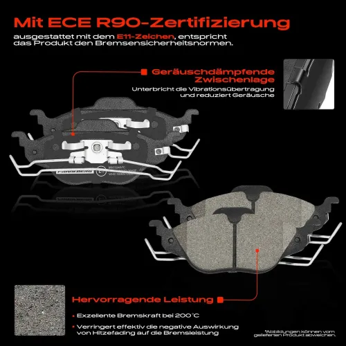 Bremsensatz, Scheibenbremse Vorderachse Frankberg 5481FB0029856 Bild Bremsensatz, Scheibenbremse Vorderachse Frankberg 5481FB0029856
