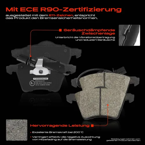 Bremsensatz, Scheibenbremse Vorderachse Frankberg 5481FB0029860 Bild Bremsensatz, Scheibenbremse Vorderachse Frankberg 5481FB0029860
