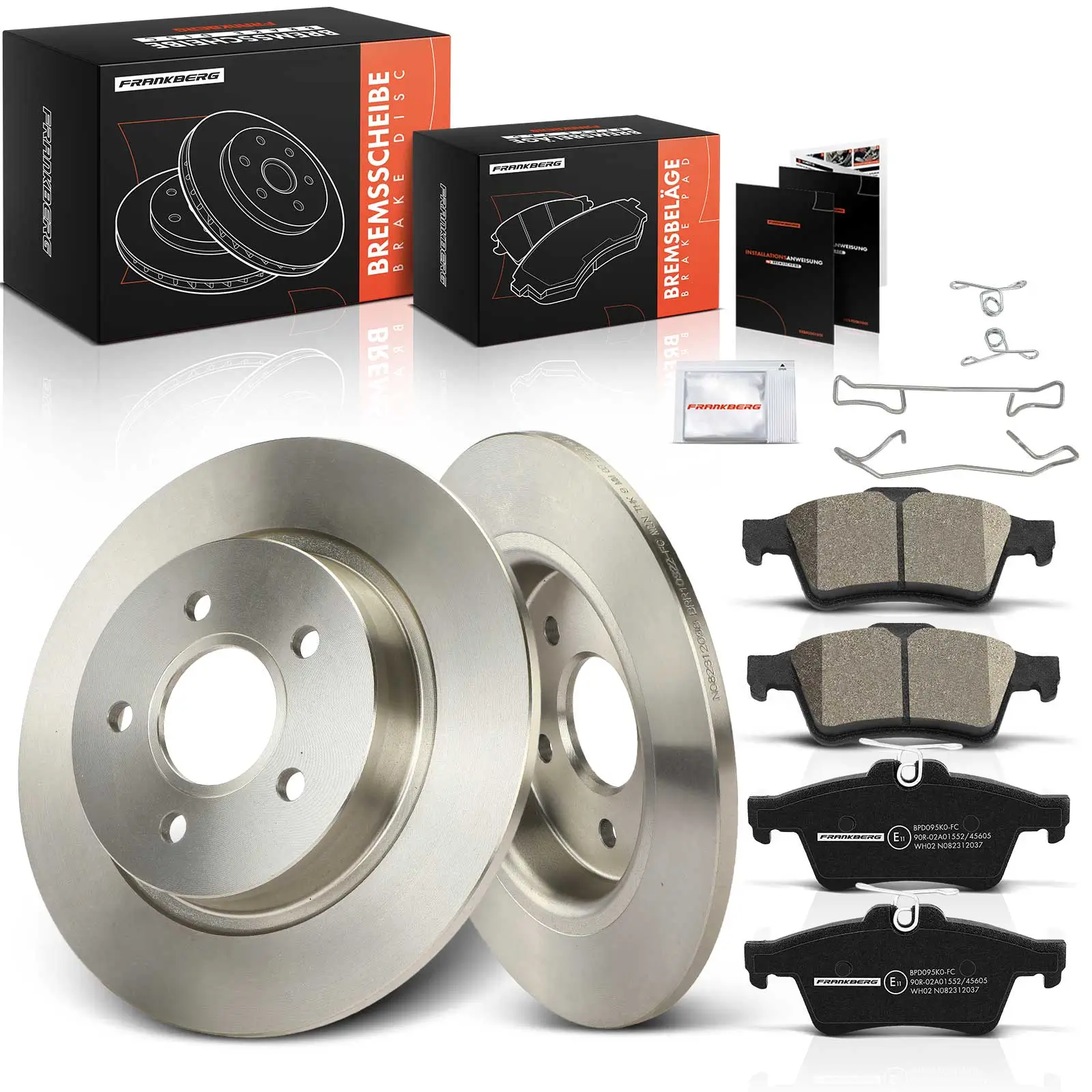 Bremsensatz, Scheibenbremse Hinterachse Frankberg 5481FB0029862