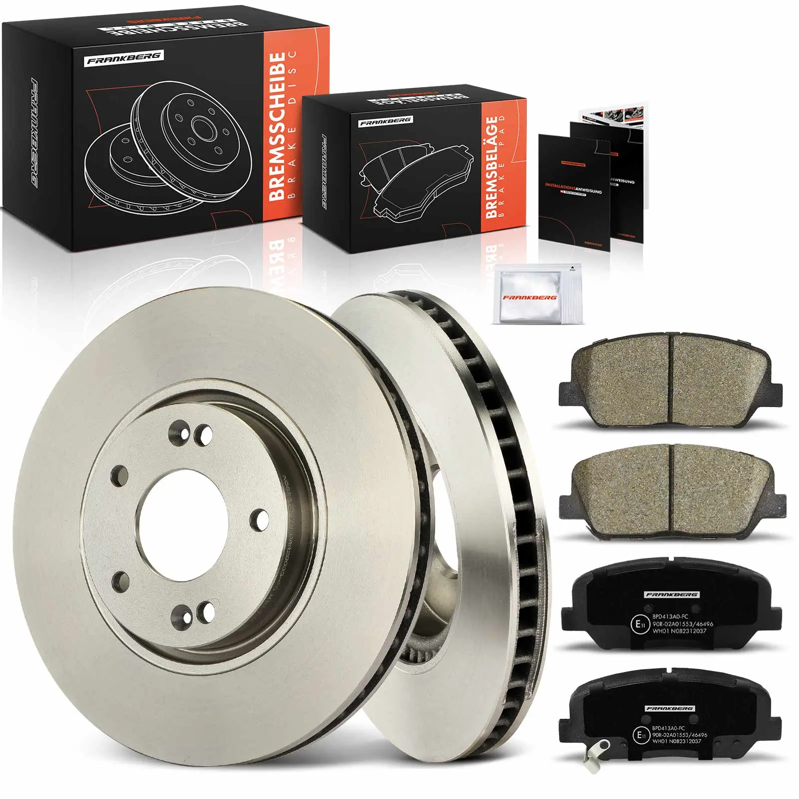 Bremsensatz, Scheibenbremse Vorderachse Frankberg 5481FB0029863