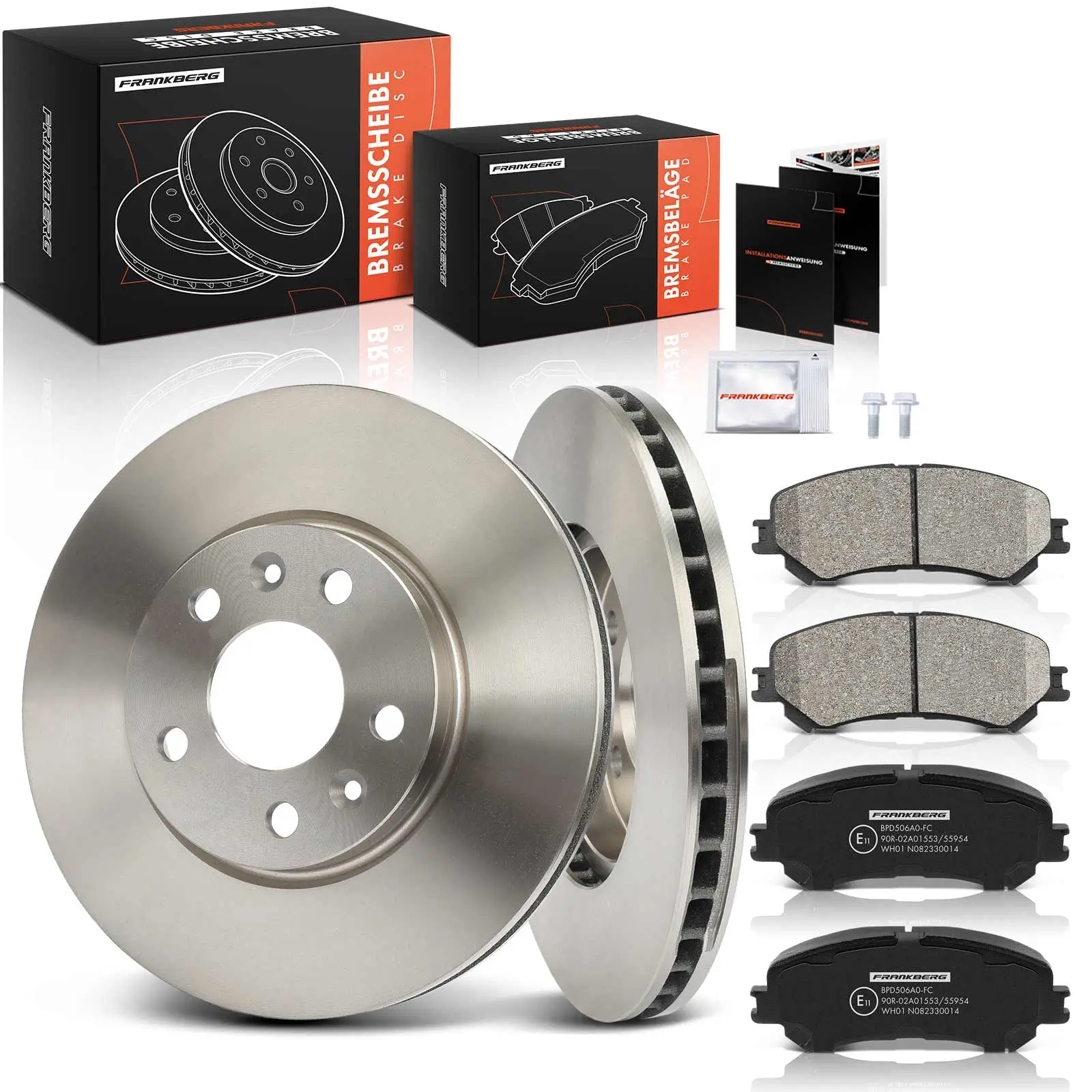 Bremsensatz, Scheibenbremse Vorderachse Frankberg 5481FB0029872