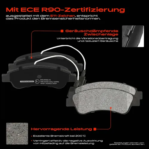 Bremsensatz, Scheibenbremse Hinterachse Frankberg 5481FB0029874 Bild Bremsensatz, Scheibenbremse Hinterachse Frankberg 5481FB0029874