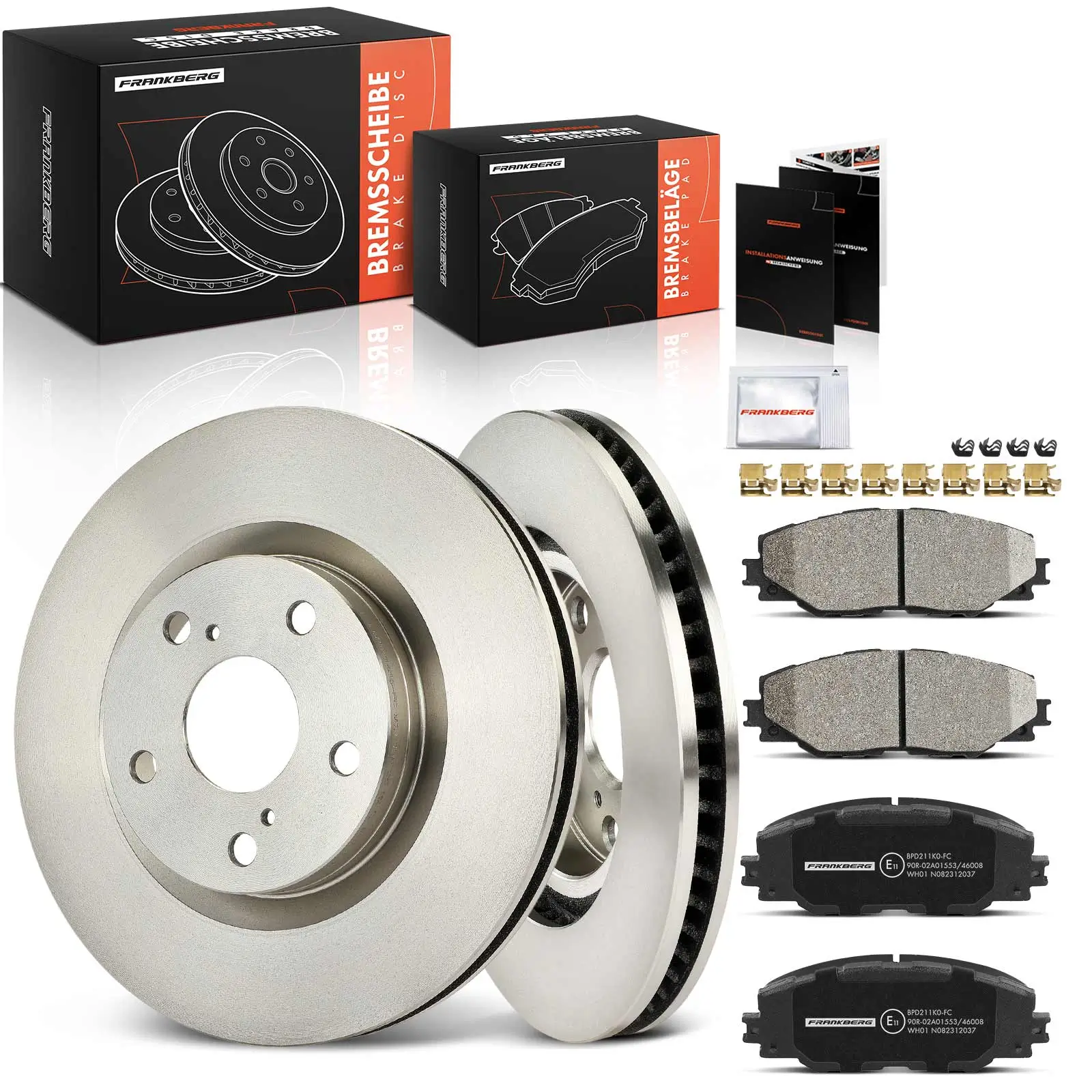 Bremsensatz, Scheibenbremse Vorderachse Frankberg 5481FB0029875